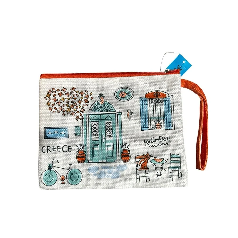 Greece Travel Souvenirs Gifts - Greece Travel Essentials Cosmetic Bags Gift, ...